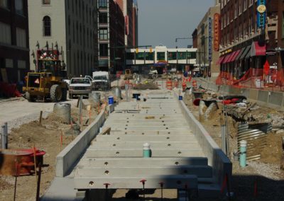 City of Indianapolis Precast Concrete Pedestrian Promenade